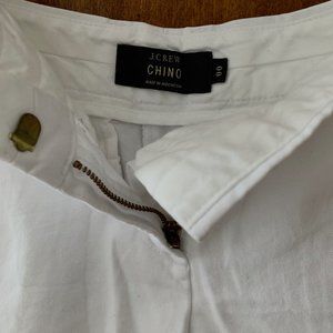 J.Crew - White Chino shorts 4"